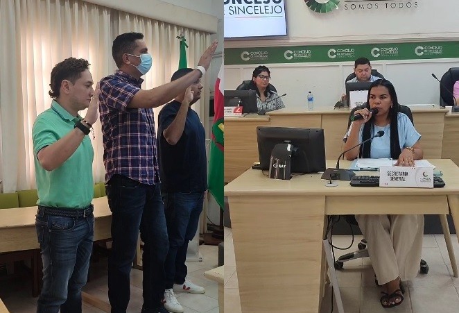 Concejo reeligió a su secretaria y juramentó la nueva mesa directiva