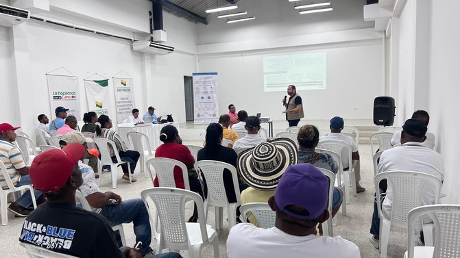 En San Onofre construyen una Colombia Agrosostenible