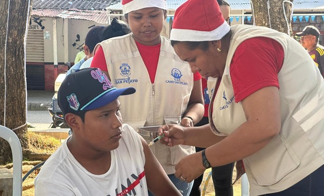 Más de 3 mil dosis aplicadas en Jornada de Vacunación navideña