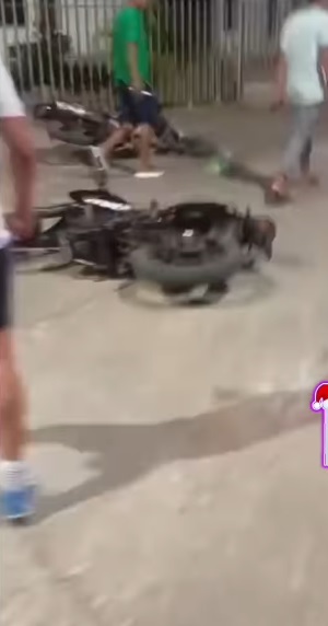 Se los llevó por delante, una menor herida