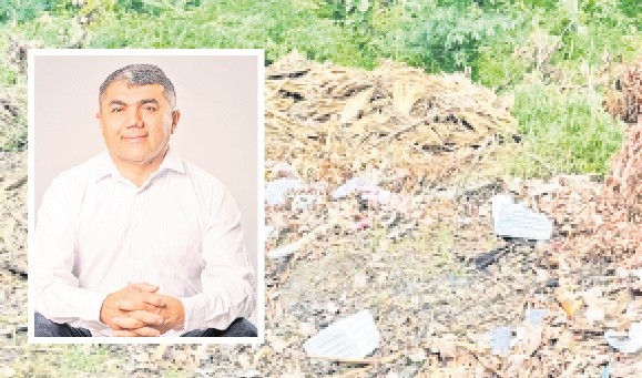 Quejas por basuras acumuladas en Sahagún