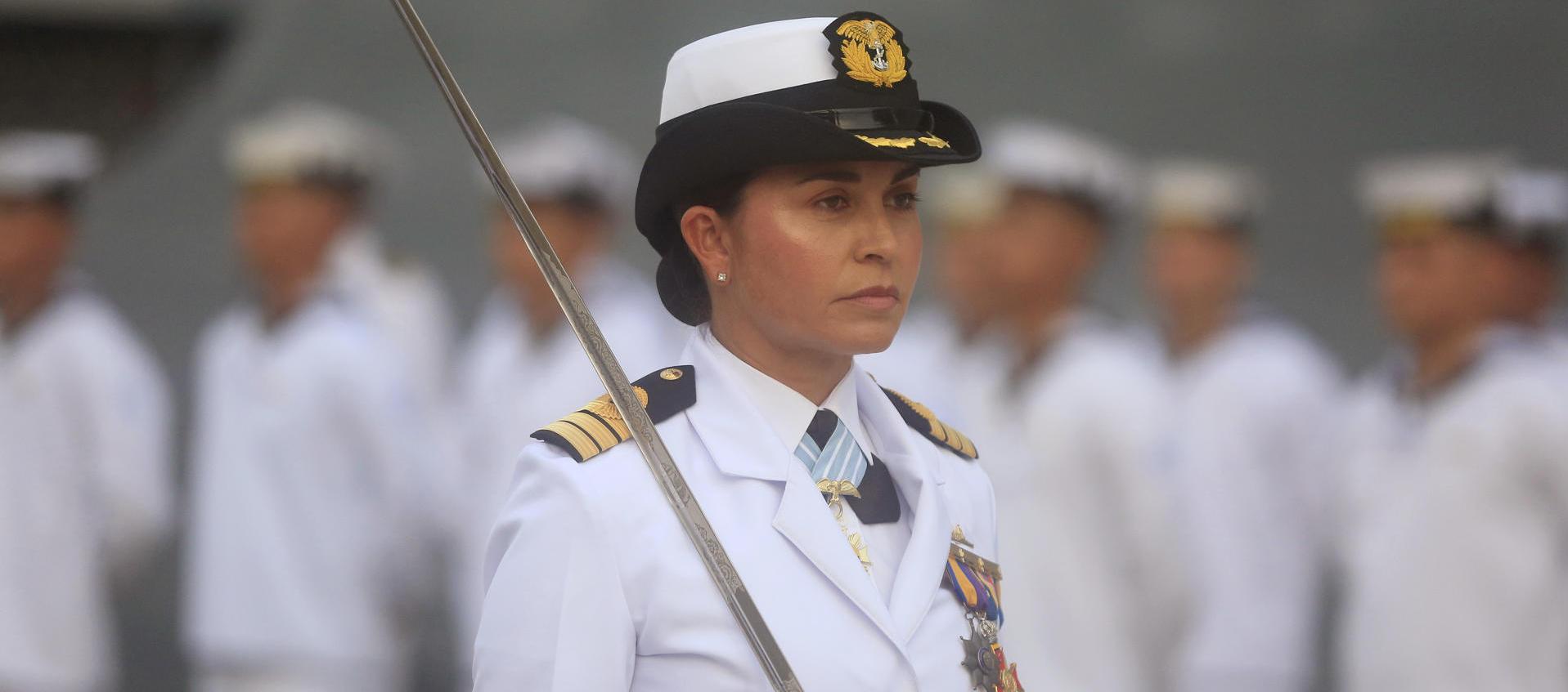 Primera comandante de un buque de guerra