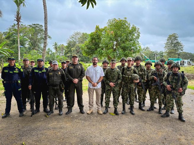 Gobernador agradeció a la Fuerza Pública de los territorios apartados del departamento