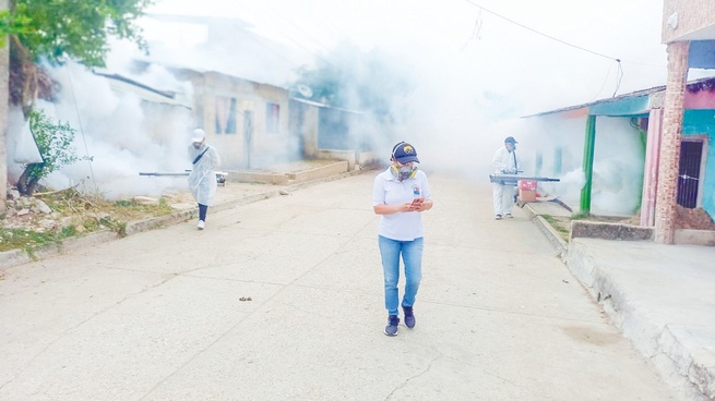 Acciones para disminuir casos de dengue en Morroa