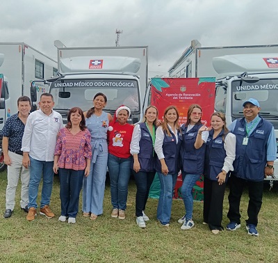 Entregan 5 unidades medico-odontológicas en Sucre