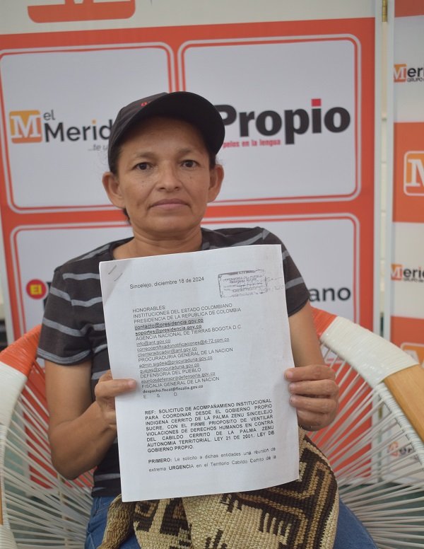 Capitana indígena desmiente denuncia en su contra y le pide soluciones a la ANT