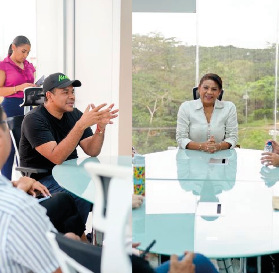 Lucy García y Yahir Acuña formalizan la construcción del Centro de Justicia Restaurativa