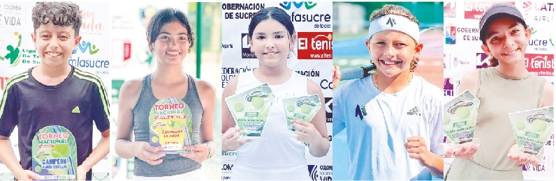 Tenistas sucreños tuvieron un año victorioso