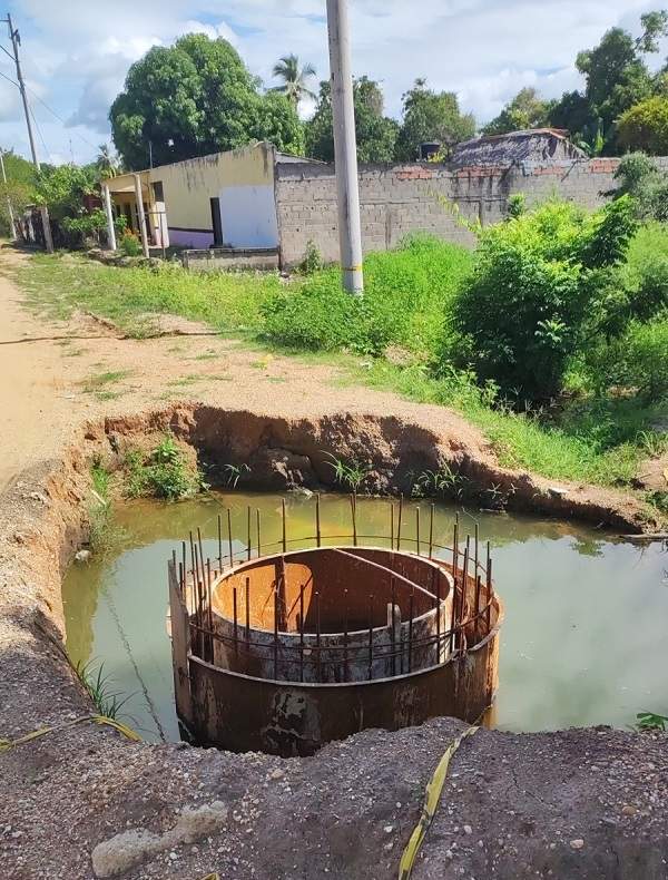 Martelo pedirá acciones preventivas para que se termine la obra de alcantarillado en la Villa