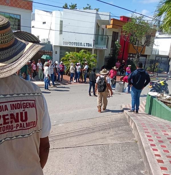 Indígenas de Palmito reclaman cumplimiento al ICBF