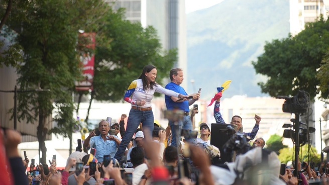 María Corina retó a  Maduro y la secuestraron