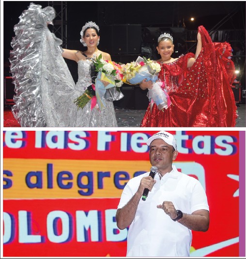 Sincelejo celebró a las nuevas reinas infantil y central de las Fiestas del 20