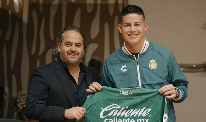 ¿Cuándo debutará James en su nuevo equipo, León?