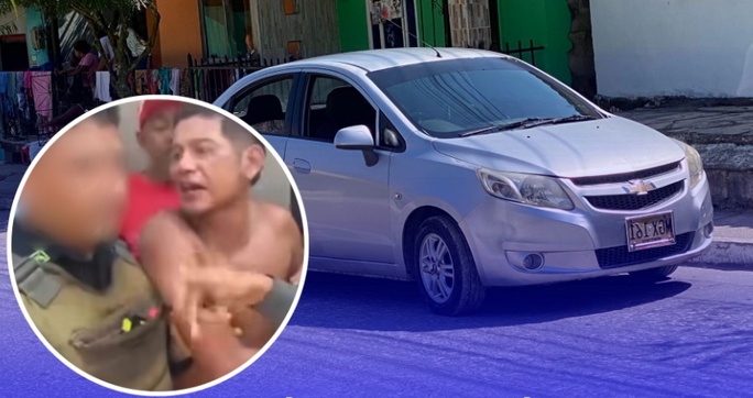 Capturados presuntos ladrones de un carro en San Antero