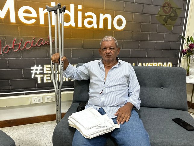 “Me atropellaron, casi pierdo la pierna, me robaron la moto y me olvidaron”