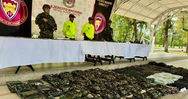 Combate dejó un herido e incautación