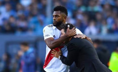 Gallardo encamina bien a Miguel Borja