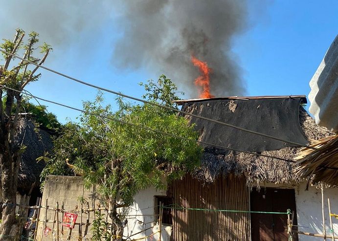 Tremendo susto por incendio en Cascajito