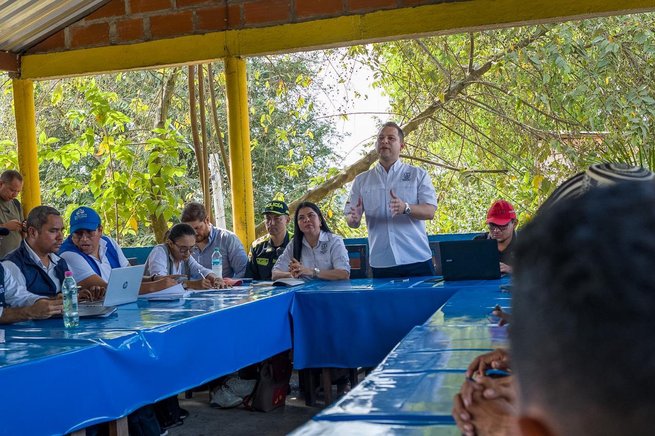 Gobernación lidera mesa de diálogo para levantar bloqueo en el Puente San Jorge
