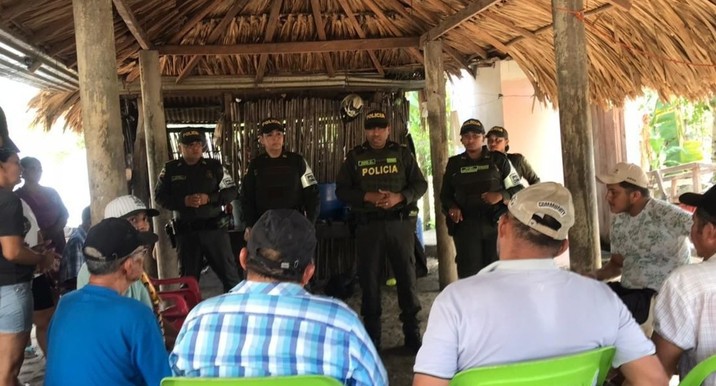 Fortalecen frente de seguridad en Ciénaga de Oro
