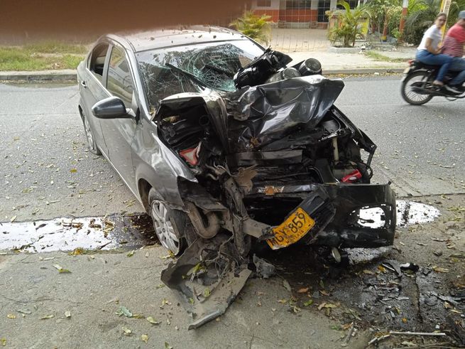 Grave accidente dejó 4 heridos en Montería 