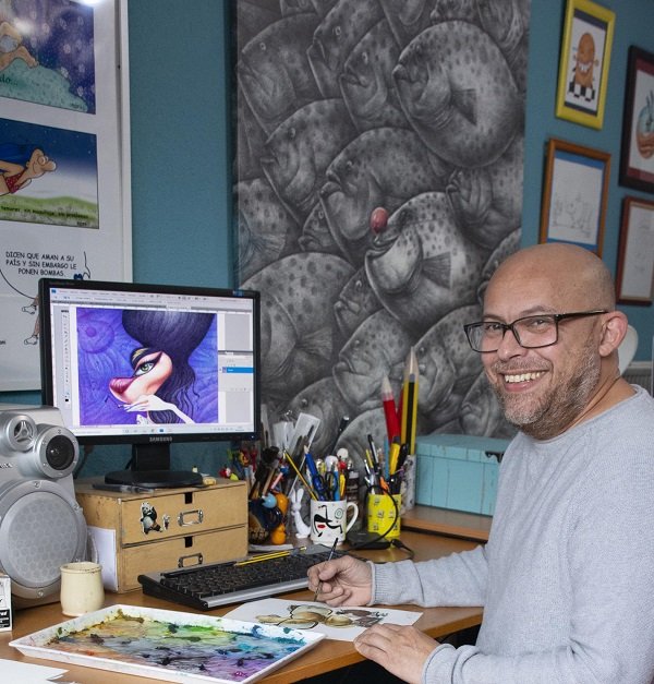 La huella indeleble de Omar Figueroa Turcios en el arte de la caricatura