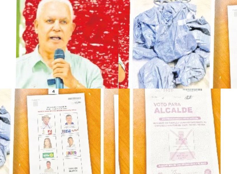 Alcalde denunció alteración de votos