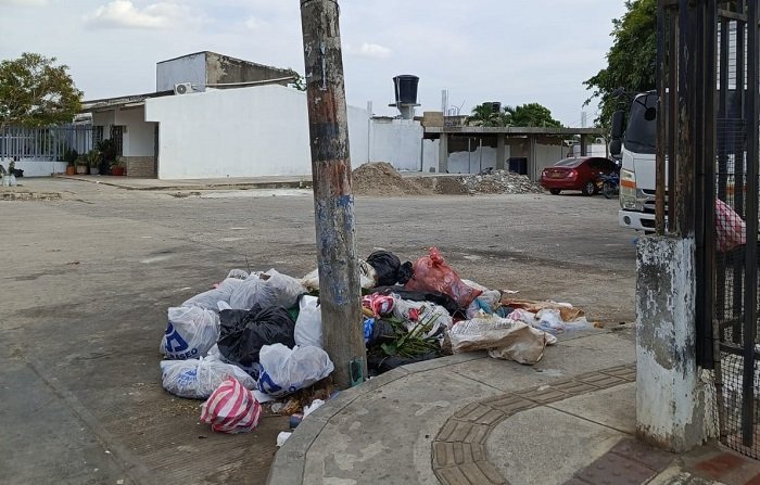Desorden con las basuras en Pioneros