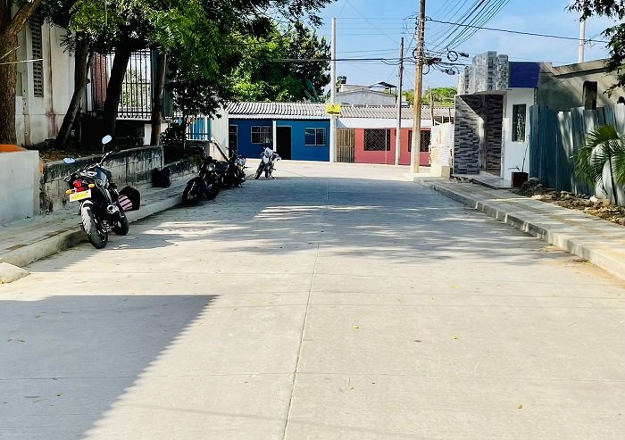 En el barrio Gaitán recibieron la calle