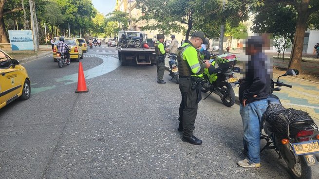 Algunos no respetaron y les impusieron comparendos