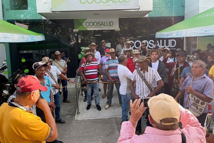 Coosalud emprende acciones tras jornada de protestas de afiliados de la etnia Zenú