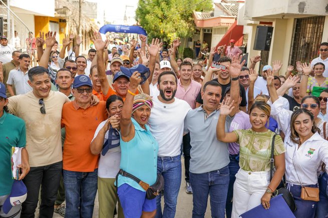 "Se acabaron los huecos”: Gobernador Erasmo Zuleta Bechara destaca avances en la pavimentación de vías en Ciénaga de Oro