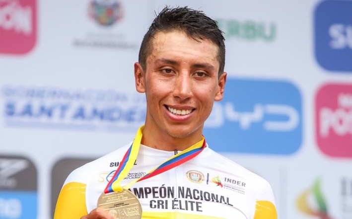 Egan Bernal dominó los nacionales