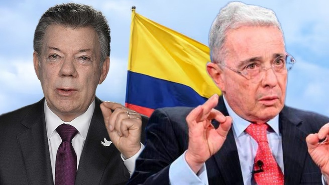 El rifirrafe entre Uribe y Santos continua