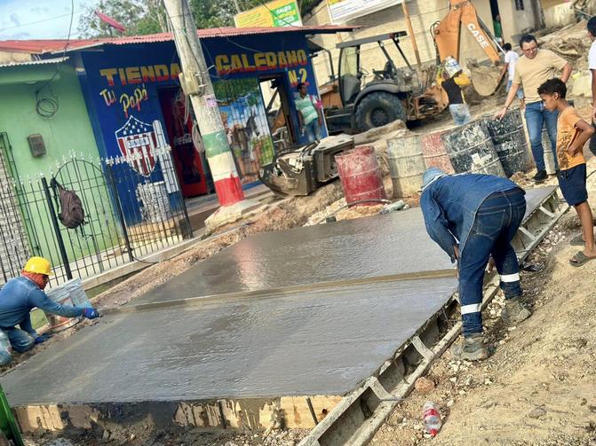 Etapa de pavimentación en Villa Coral ya inició