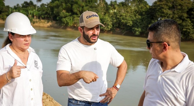 La 'Gober' reinicia obras para la erosión en Lorica y San Bernardo