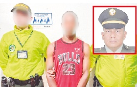 Capturan al presunto asesino de policía sincelejano