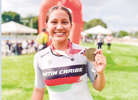 Juliana Vergara  ganó dos medallas