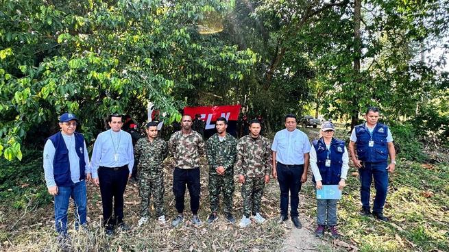 Liberan a los cuatro militares secuestrados por el Eln