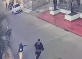 Evitó que lo atracaran los de la moto