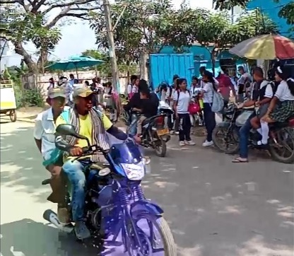Caos vial pone en riesgo a niños en Tierralta