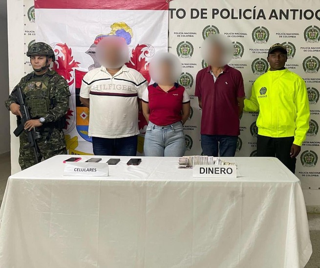 Capturan a cinco presuntos miembros del Clan del Golfo
