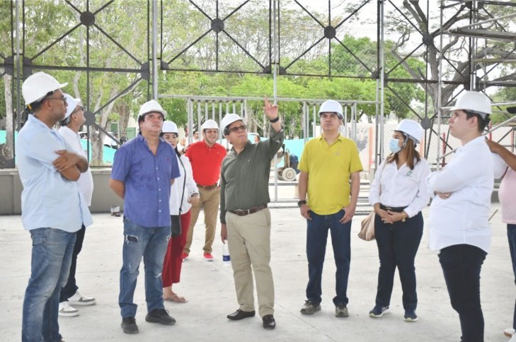 Inspeccionan obras que impulsan la transformación de Unicórdoba