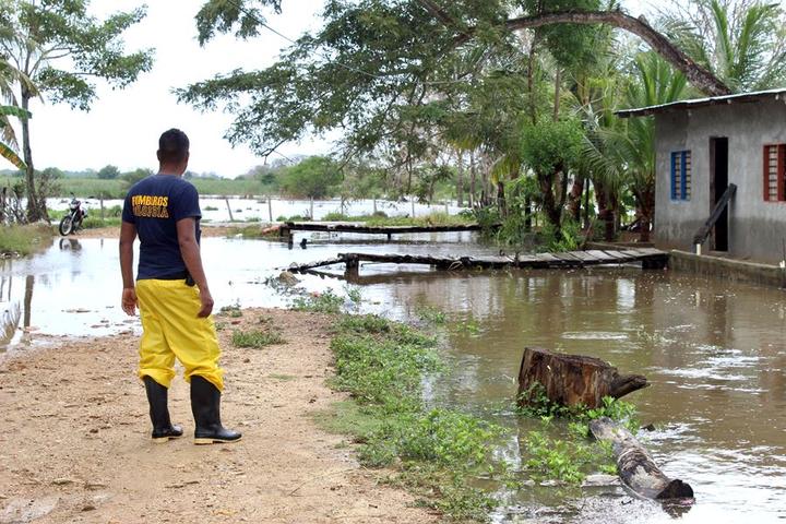 Emergencia por lluvias en Coveñas dejó 64 viviendas afectadas