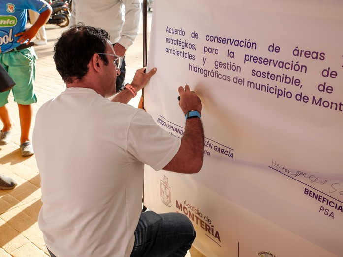 Empezó contrato de Pagos por Servicios Ambientales en Montería