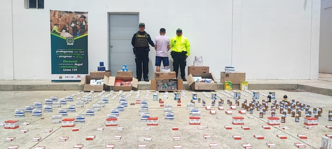 Operativo contra la comercialización Ilegal de medicamentos