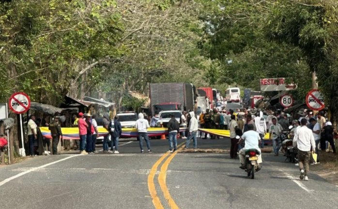 Gremio arrocero bloqueó el Puente San Jorge