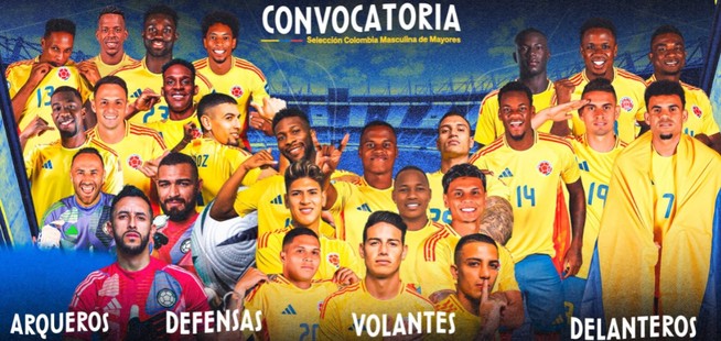 Copa Mundial de la FIFA 2026: Convocatoria de la Selección Colombia de Mayores