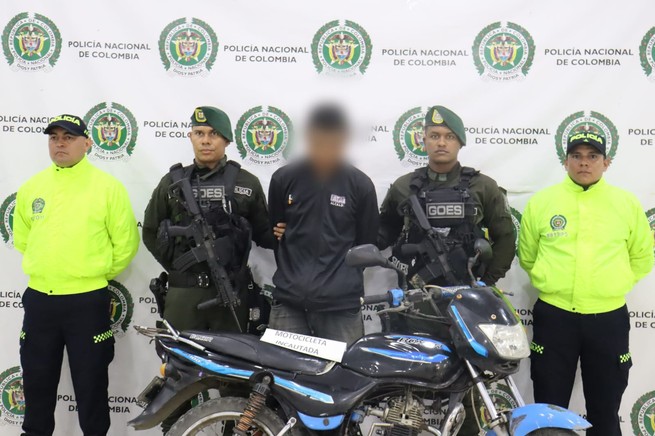 Operativo Policial en el Sector "La L" de Montería