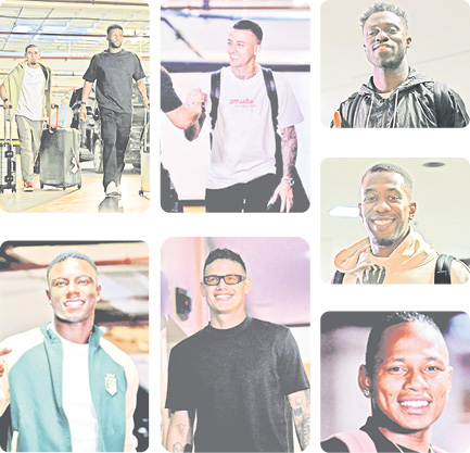 Los protagonistas van llegando a Brasil